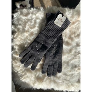 Coach Star Studded TECH Wool  Gloves NWOT